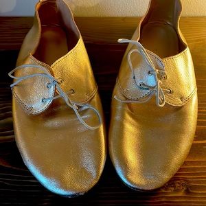 Hobes Women’s Boat Flats Classic Gold